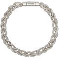 Silver Crystal Cord Choker - Metallic - Acne Necklaces
