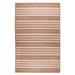 Transocean Malibu Faded Stripe 3 3 x 4 11 Rug With Clay Finish MAU45823217