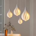 Danish Bud -Shaped Pendant Lamp Acrylic Lampshade Hanging Lamp Length 2035cm/2542cm Height LED Pendant Can Be Used for Kitchen Island Bedroom Restaurant Coffee Shop Droplight 110-240V