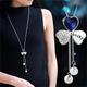 Korean Version Of Autumn And Winter Crystal Sweater Chain Necklace Wholesale High-end Women's Long Chain Versatile Tassel Pearl Pendant With Accessories