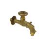 Rubinetto artistico in ottone a vitone oro anticato attacco m 1/2"" Aglaia