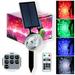 LED CONCEPT Solar Pathway Light RGB Outdoor Solar Colorful Garden Lights Waterproof Solar Powered Landscape Light for Walkway Garden Patio Lawn Yard(LC-Pathway Light-01)