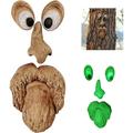 Old Man Tree Face Decor Garden Sculptures and Statues Outdoor Garden Decoration Tree Face Trunk Art Decorations Sculpture