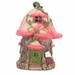 Gnome Fairy House Resin Dustproof Waterproof Garden Gnomes House Figurine for Yard Lawn Outside Decor