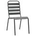 Irfora parcel Chairs 4 Pcs Patio Chair Set Patio Chairs Steel Dark Patio Lawn Balcony D X H) X 33.1 Inches Ciadaz Chairs SteelBalcony RoomSteelChair 24.8 X 33.1 X 24.8 X