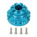 RC Differential Housing Aluminium Alloy Front and Rear Differential Case Cover Shell Replacement Parts for 820564 1/10 RC Crawler Blue
