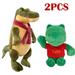 2PCS Lyle Lyle Crocodile Plush Doll Toy Based Off Of The Movie-15Inch Doll Soft Cuddly Plush Doll For Kids 3-6 Year Old