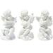 3 Pcs Little Angel Ornaments Home Decor Character Statue Plaster Angel Props Wedding Cake Decorations Angel Sculpture