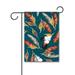 Custom Barnyard Friends Garden Flag 12x18inches 110D Knitted Polyester Dancing Feathers Flag Double Sided Without Flagpole