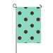 Polka Dot Garden Flag Double Sided Vintage Black White Spot Doodle Polka Dots House Flags Home Decor for Outdoor Lawn Terrace