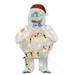 DANYAXUAN 32 Inch Tall Bumble The Abominable Snowman with Santa Hat Pre Lit Outdoor/Indoor Holiday Yard and Lawn Decoration