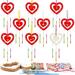Adifare 9Pcs Heart Wind Chime Kit for Kids DIY Love Wind Chimes Wooden Heart Hanging Ornament Creative Heart Wind Chime Pendant for Kids 5 Years Old And Above Gifts Decorations