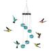 hcuribad Bird Feeders for Outdoors Charming Wind Chimes Hummingbird Feeders Window Bird Feeders For Outdoors Hanging And Proof Bird Seed For Feeders Durable and Rust-Proof Bird Feeder One Size