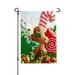 Grandkids Spoiled Here Christmas Garden Flags Gingerbread Man Double Sided Candy Flag Snowflake Outdoor Lawn Yard House Flags