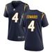 Gus Edwards Women's Nike Navy Los Angeles Chargers Alternate Custom Game Jersey