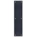 Tell Manufacturing DT101944 3.5 x 15 in. Stainless Steel Push Plate Matte Black