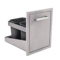 Whistler Stainless Steel Outdoor Kitchen Trash Drawer with trash bin