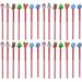 40 Pcs Rubber Pencil Handwriting Pencils School Stationary Christmas Erasers for Kids Stocking Stuffers Child