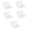 5pcs Box Parts storage box small storage container portable jewelry organizer plastic compartment bead organizer jewelry organizer clear fishing tackle storage desktop divider abs