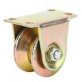 V Groove Wheel 45# Steel Sliding Door Track Rigid Caster Industrial Guiding Pulley