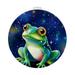 Frog LED Round Night Light-2PCS Motion Sensor Plug-in Brightness Adjustable Nightlamp for Bedroom Bathroom Hallway - Energy Efficient Plug and Play Nightlight