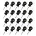 20 Pcs Insulator Electric Fence Insulators Ring Boho Decals Arch The Electronic Rubber