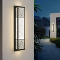 Outdoor Wall Light Led Outdoor Sconce - 20W Modern Porch Lights 16.9in Exterior Light Fixture for House Front Door Patio