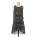 Karen Kane Casual Dress - A-Line High Neck Sleeveless: Black Dresses - New - Women's Size Medium