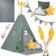 Tente tipi pour enfants NK-406 Nukido - vert