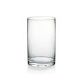 WGV Clear Cylinder Glass Vase - 3 Wide x 5 Height Good quality Heavy Weighted Base - 1 Pc