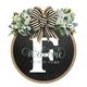 Rvasteizo Home Decor Clearance! Last Name Year Round Front Door Wreath Decorative Hanging Plaques In Front Of The Door