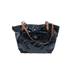 Coach Factory Leather Tote Bag: Patent Blue Solid Bags