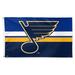 WinCraft St. Louis Blues 3' x 5' Logo Stripe Deluxe Single-Sided Flag