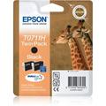 Epson Giraffe Doppelpack Schwarz T0711H Tintenpatronen DURABrite Ultra