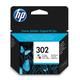 HP Original 302 Cyan/Magenta/Gelb Druckerpatrone