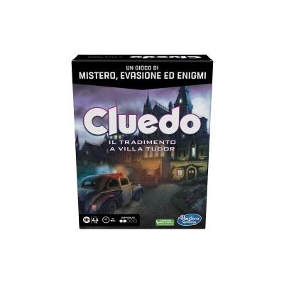 Hasbro Gaming Cluedo Clue Treachery at Tudor Mansion Brettspiel Detektiv