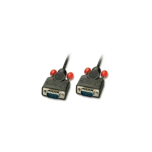 Lindy 5m HD15 VGA-Kabel VGA (D-Sub) Schwarz