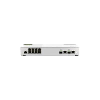QNAP QSW-M2108-2C Netzwerk-Switch Managed L2 2.5G Ethernet (100/1000/2500) Grau, Weiß