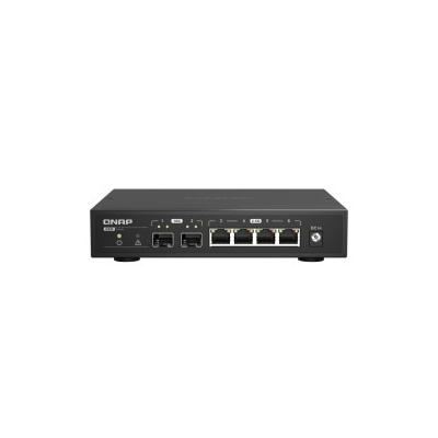 QNAP QSW-2104-2S Netzwerk-Switch Unmanaged 2.5G Ethernet Schwarz
