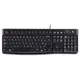 Logitech K120 Corded Keyboard Tastatur USB QWERTZ Tschechisch Schwarz