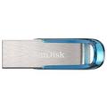 SanDisk Ultra Flair USB-Stick 32 GB USB Typ-A 3.2 Gen 1 (3.1 1) Blau, Silber