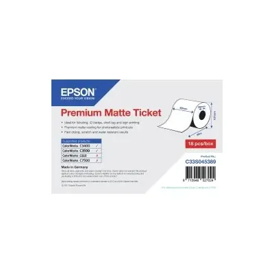 Epson Premium Matte Ticket Roll, 80 mm x 50 m