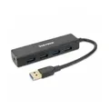 Vultech HU-04USB3 Schnittstellen-Hub USB 3.2 Gen 1 (3.1 1) Type-A 5000 Mbit/s Schwarz