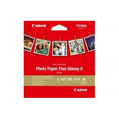 Canon PP-201 Glossy II Fotopapier Plus 13 x cm ? 20 Blatt