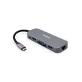 Nilox DOCKING STAT HDMI VGA PD ETH 3USB Andocken USB 3.2 Gen 1 (3.1 1) Type-C Aluminium