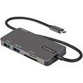 StarTech.com USB-C-Multiport-Adapter - USB-C auf 4K HDMI, 100W Power-Delivery-Pass-Through, SD/MicroSD-Steckplatz
