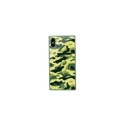 Celly Diamond Square Handy-Schutzhülle 14.7 cm (5.8") Cover Camouflage, Grün