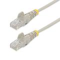 StarTech.com 3 m Cat6-Kabel - Schlank Snagless RJ45-Anschlüsse Grau