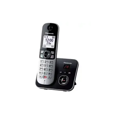 Panasonic KX-TG6861 DECT-Telefon Anrufer-Identifikation Schwarz, Grau