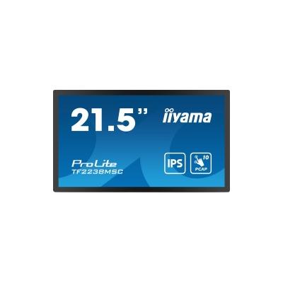 iiyama PROLITE Digitale A-Platine 55,9 cm (22") LED 600 cd/m² Full HD Schwarz Touchscreen